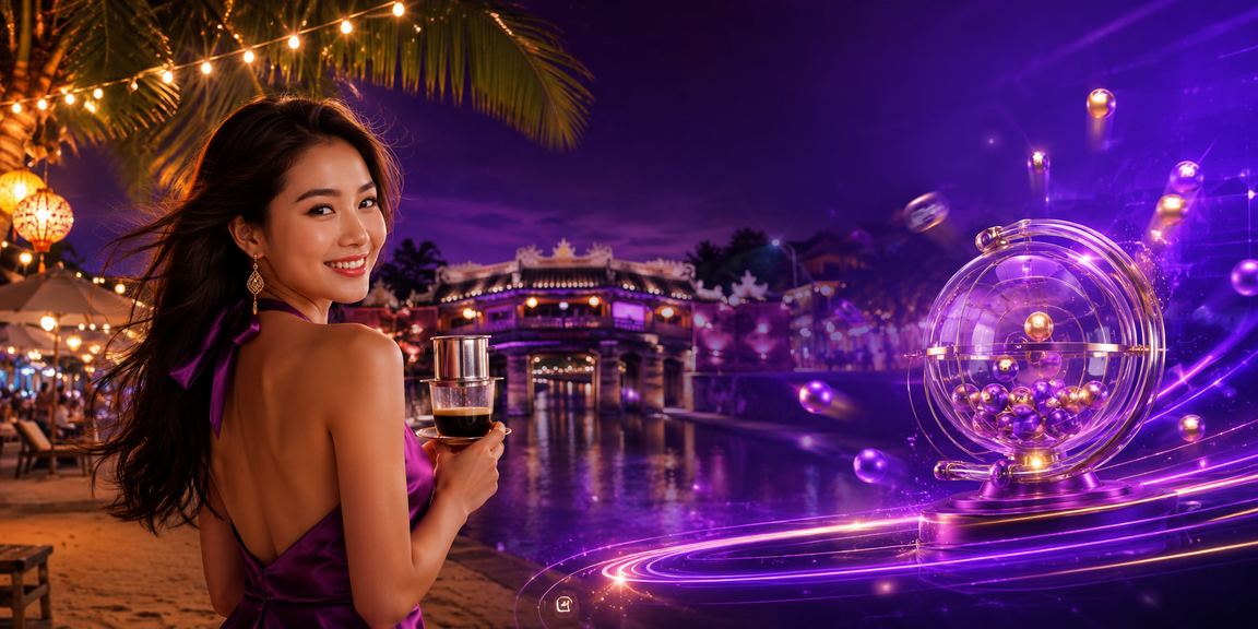 Người chơi tại Hội An dùng điện thoại nạp tiền qua ví điện tử để nhận thưởng tại quán cà phê