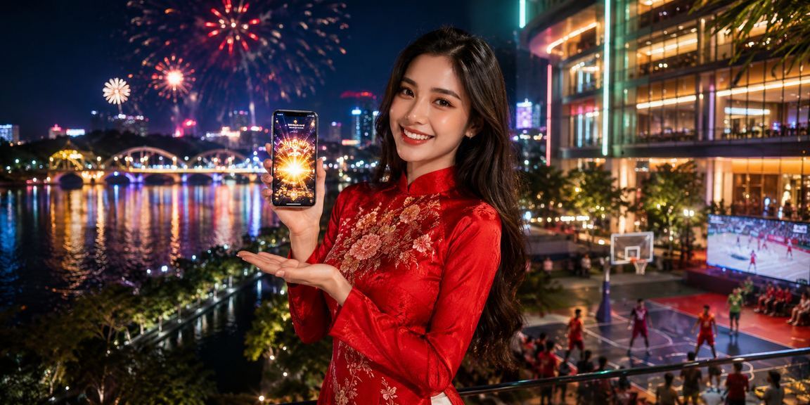 Người hâm mộ bóng rổ tại Huế xem trận NBA và đặt cược trực tuyến qua ứng dụng di động